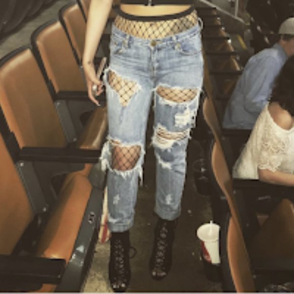 One Teaspoon Ripped Jeans